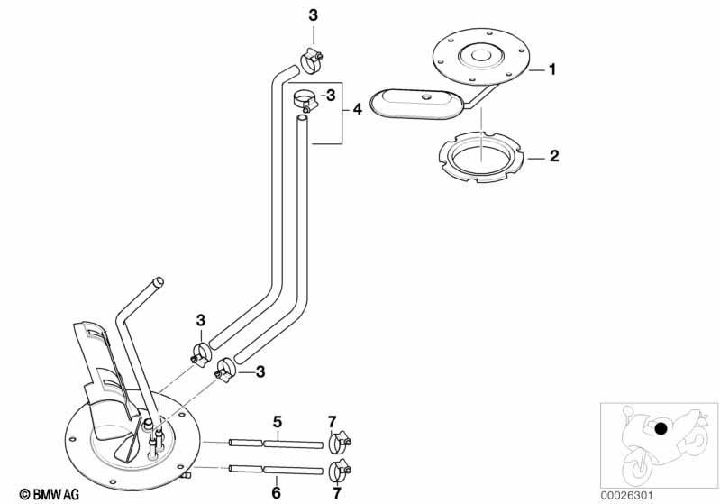 Kraftstoffentlüftung/Anbauteile