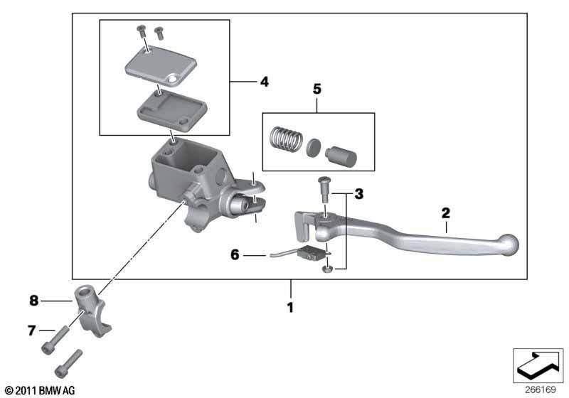 Handbremsarmatur