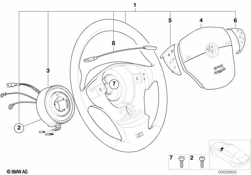 M Sportlenkrad Airbag Leder