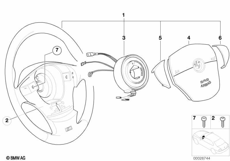 M Sportlenkrad Airbag Leder