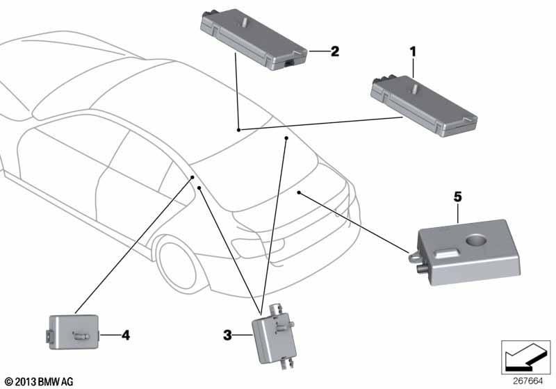 Einzelteile Antennenverstärker