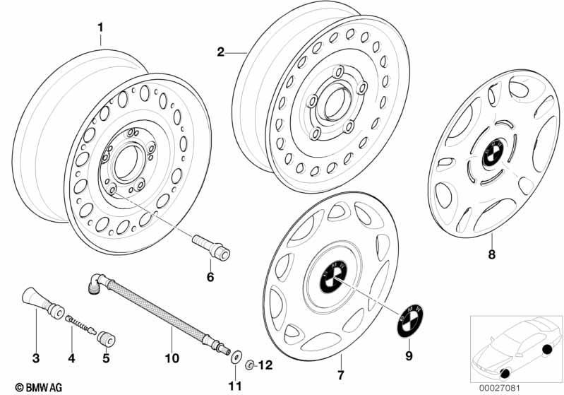 Scheibenrad Stahl Styl.12