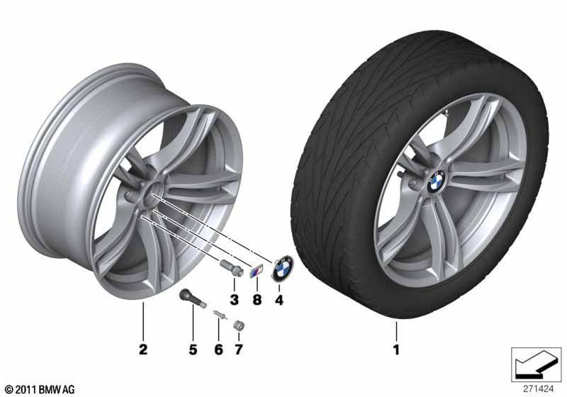 BMW LM Rad M Doppelspeiche 408