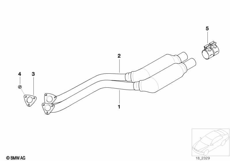 Katalysator/Vorschalldämpfer