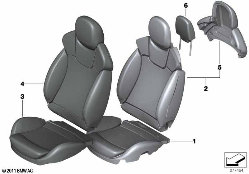 Sitz vorn Recaro Sportsitz