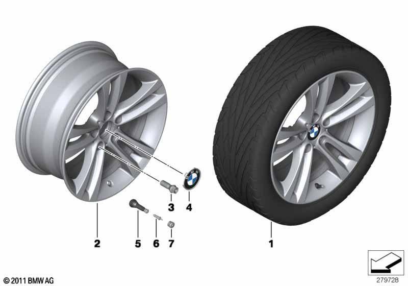 BMW LM Rad Doppelspeiche 397 - 18"