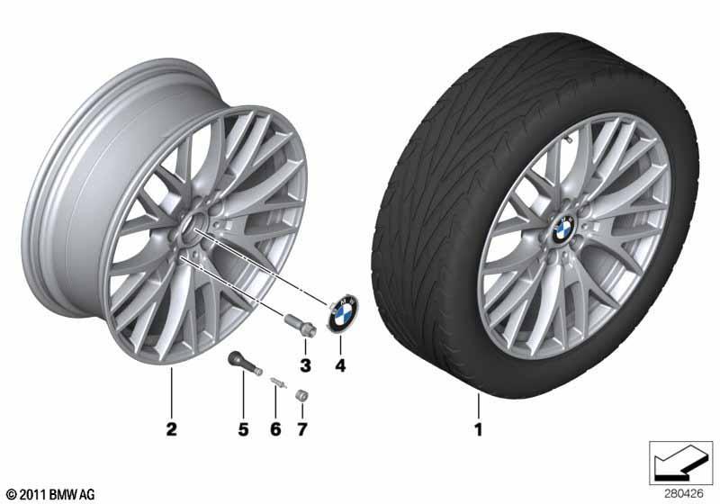 BMW LM Rad Kreuzspeiche 404-20""