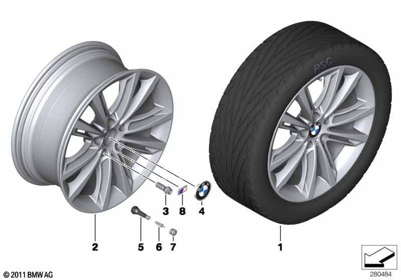 BMW LM Rad M V-Speiche 464