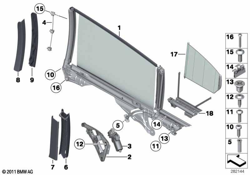 Sonnenschutzrollo Tür hinten