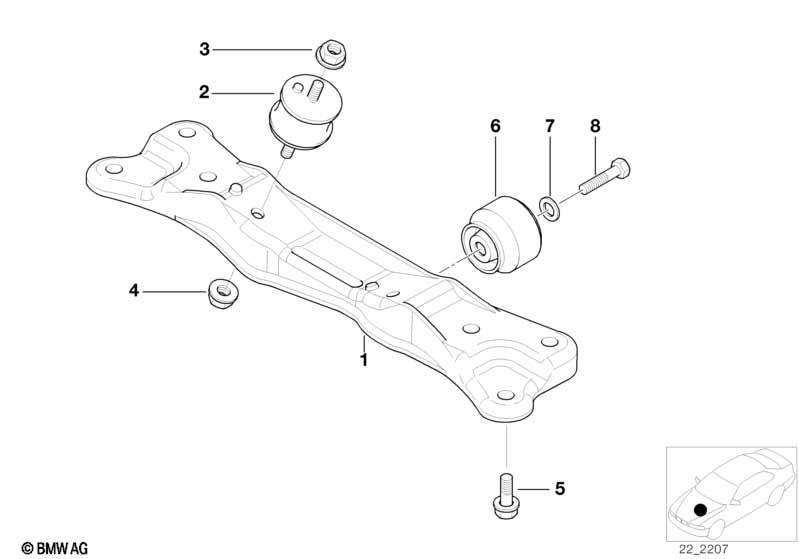 Getriebeaufhängung/Automatikgetriebe