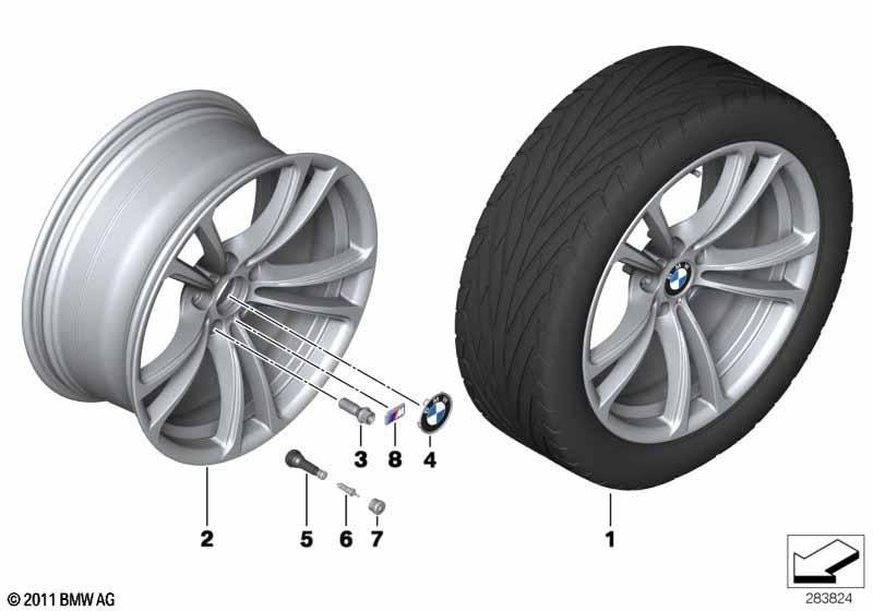 BMW LM Rad M Doppelspeiche 409