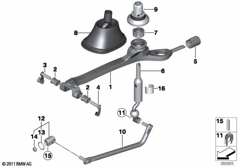 Schaltung mechanisches Getriebe