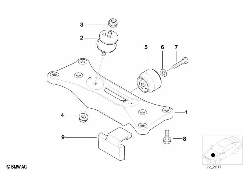 Getriebeaufhängung/Automatikgetriebe