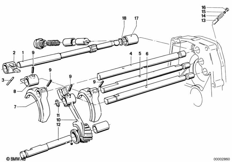 Getrag 242 innere Schaltungsteile