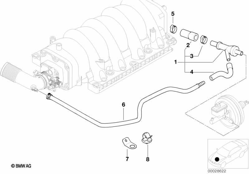 Unterdrucksteuerung-Motor