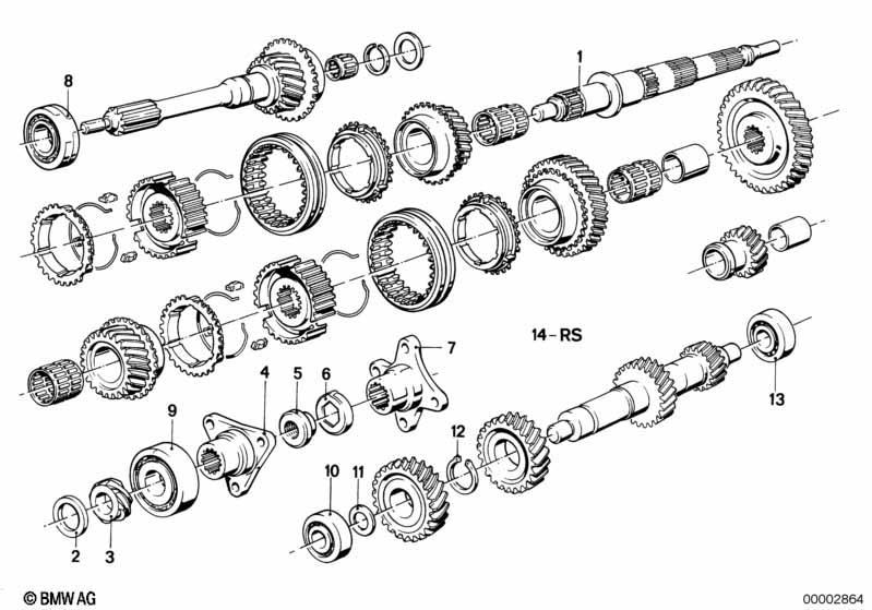 Getrag 242 Radsatzteile/Reparatursätze