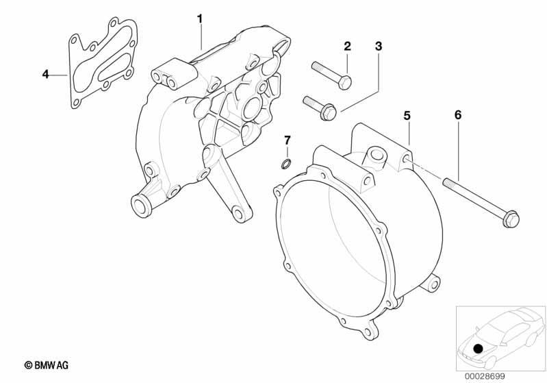 Einzelteile Generator wassergekühlt