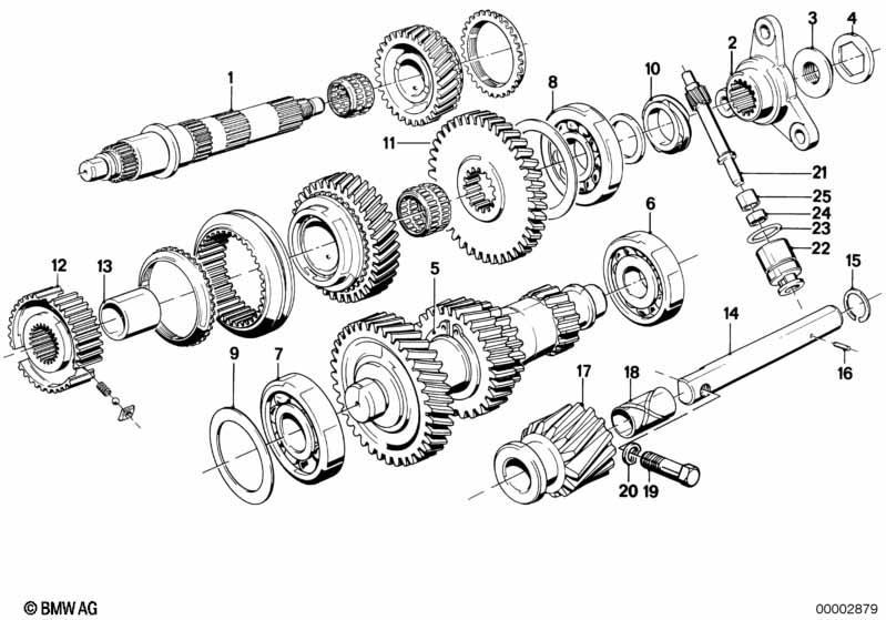 Getrag 262 Radsatzteile/Tachoantrieb