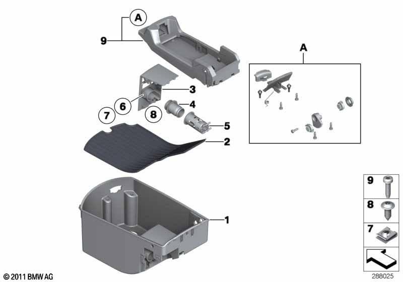 Ablegefach Mittelkonsole