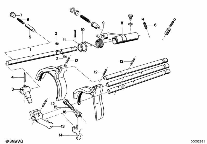 Getrag 262 innere Schaltungsteile