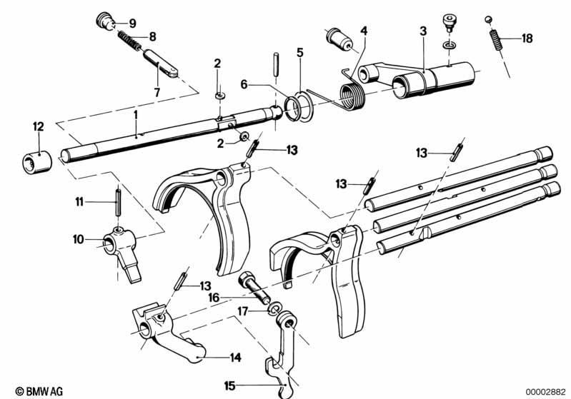 Getrag 262 innere Schaltungsteile