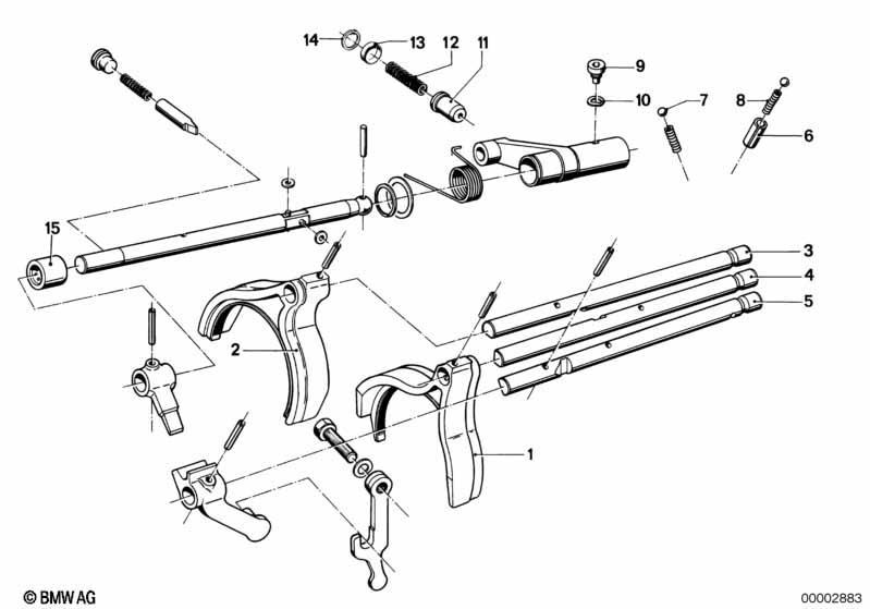 Getrag 262 innere Schaltungsteile