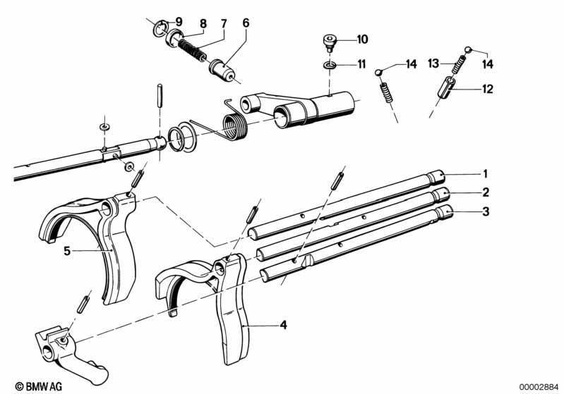 Getrag 262 innere Schaltungsteile