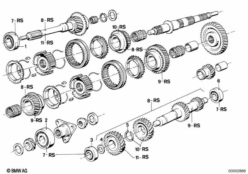 Getrag 242 Radsatzteile