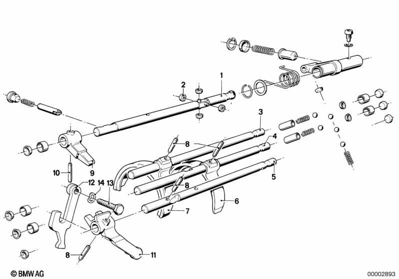 Getrag 262 innere Schaltungsteile