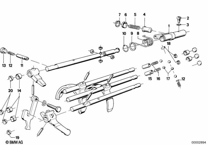 Getrag 262 innere Schaltungsteile