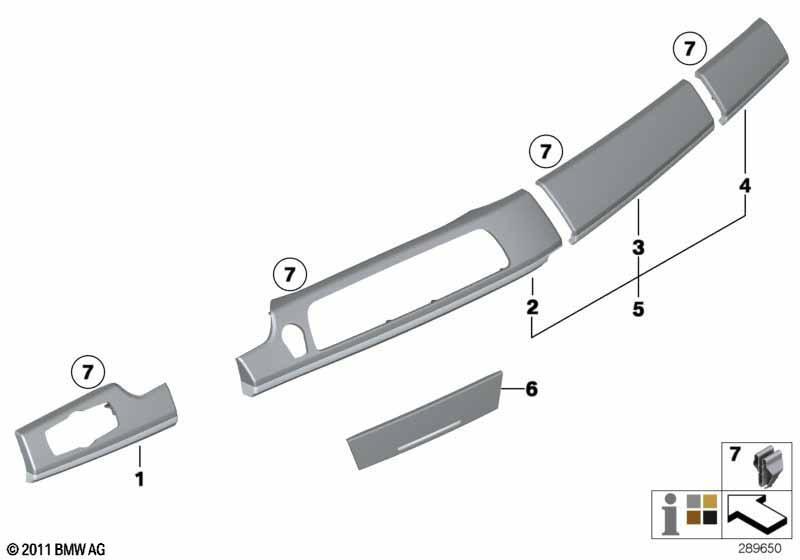 Dekorblenden Instrumententafel