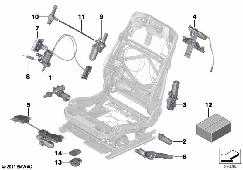 Sitz vorn Elektrik und Antriebe