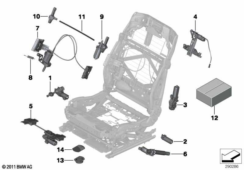 Sitz vorn Elektrik und Antriebe