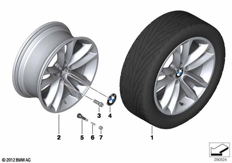 BMW LM Rad Doppelspeiche 421