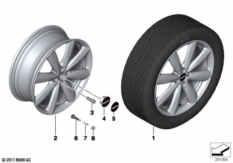 JCW LM Rad V-Spoke R133