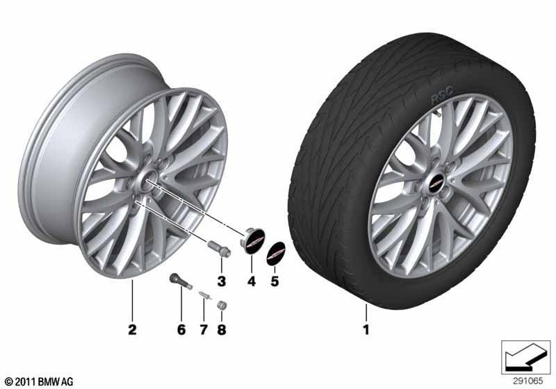 JCW LM Rad Cross Spoke R134