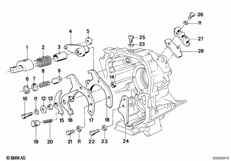 Getrag 240 innere Schaltungsteile