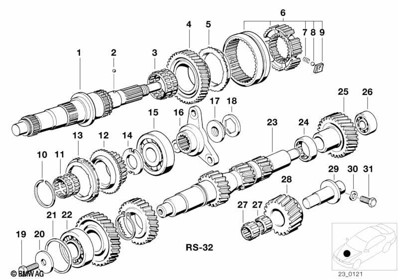 Getrag 280 Radsatzteile