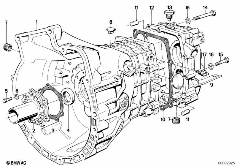 ZF S5-16 Gehäuse + Anbauteile