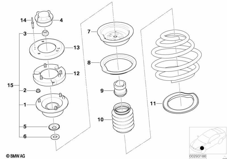 Stützlager/Federunterlage/Anbauteile