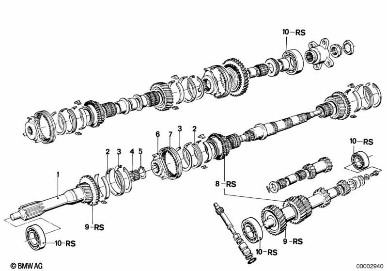 Getrag 235 Radsatzteile/Reparatursätze