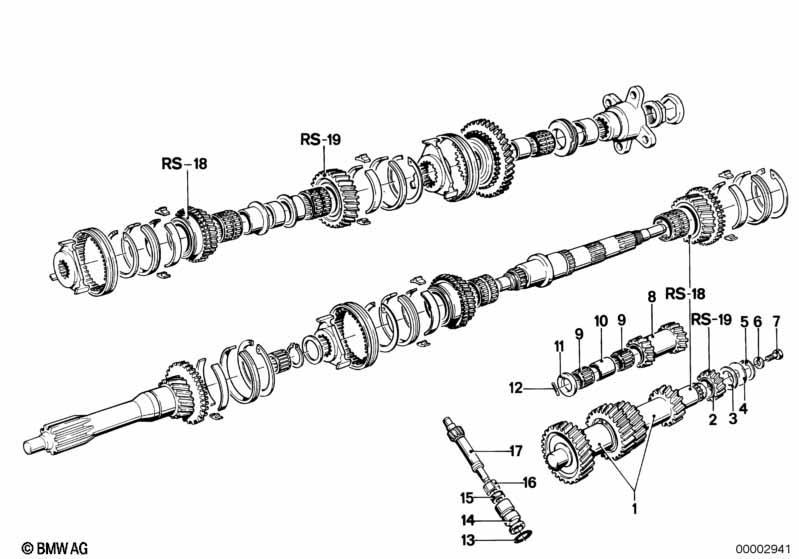 Getrag 235 Radsatzteile/Reparatursätze