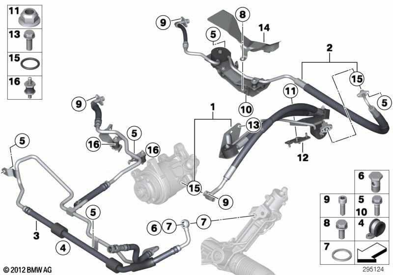 Hydrolenkung Ölleitungen/Adaptive Drive