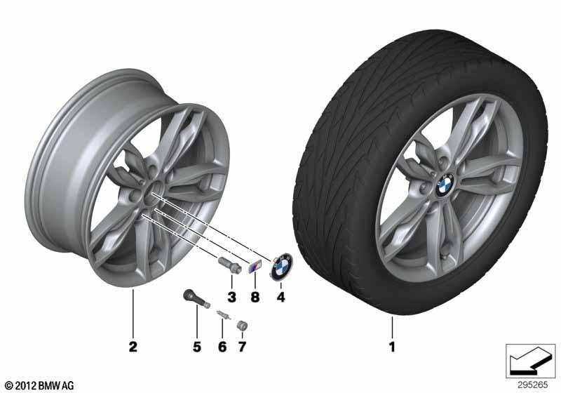 BMW LM Rad M Doppelspeiche 436