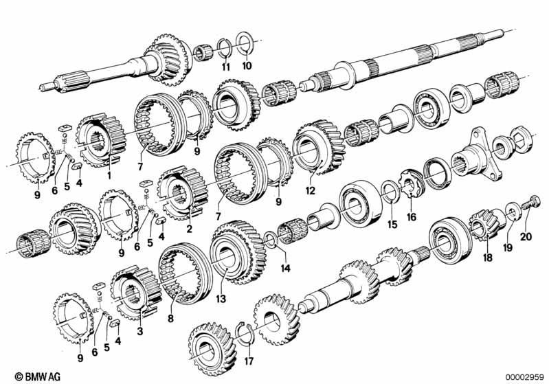 Getrag 265/5 Radsatzteile