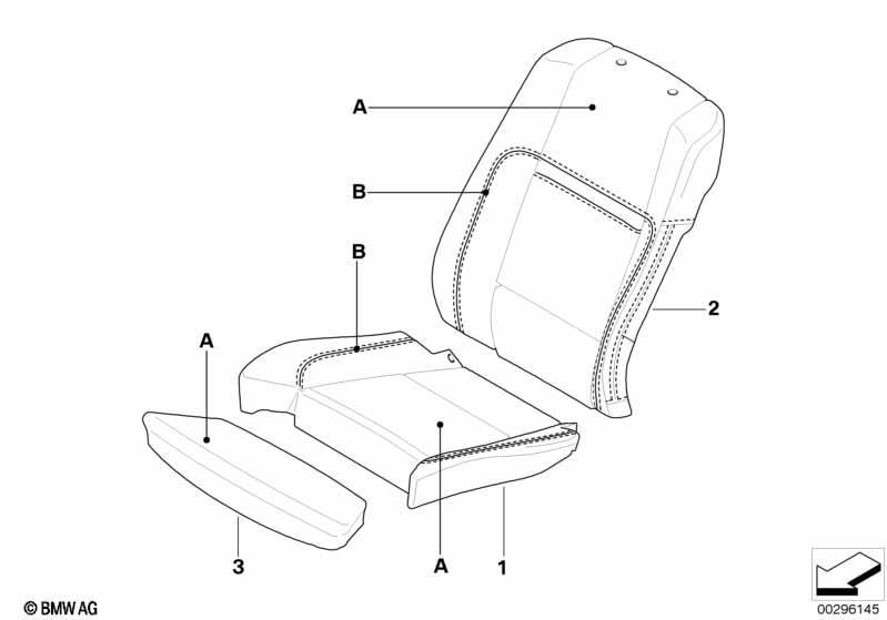 Individual M Bezug Komfortsitz Leder USA