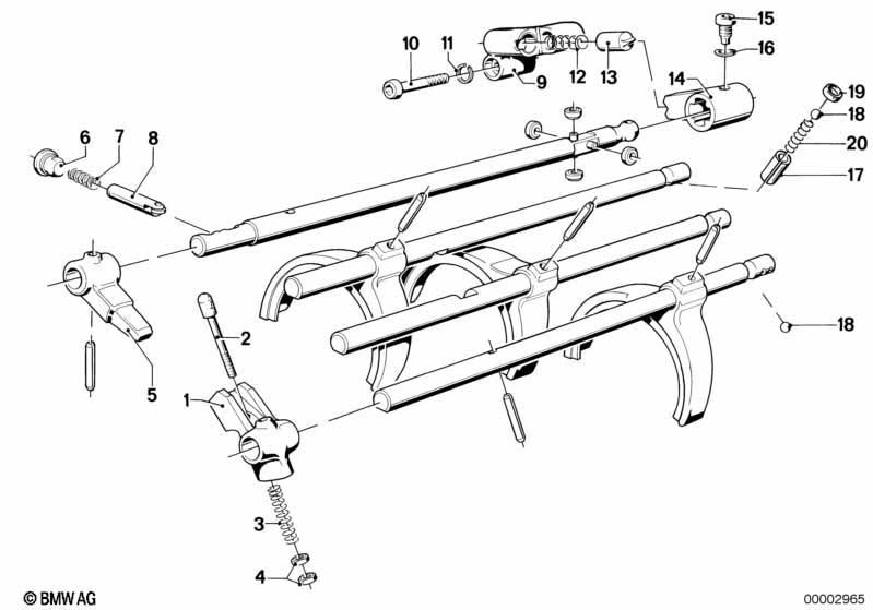 Getrag 265/5 innere Schaltungsteile