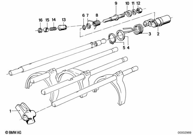 Getrag 265/5 innere Schaltungsteile