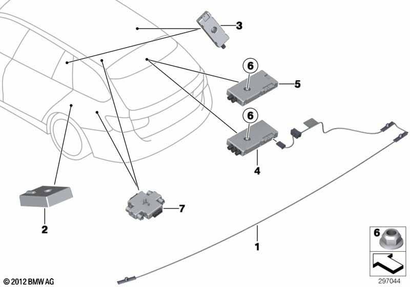 Einzelteile Antennenverstärker