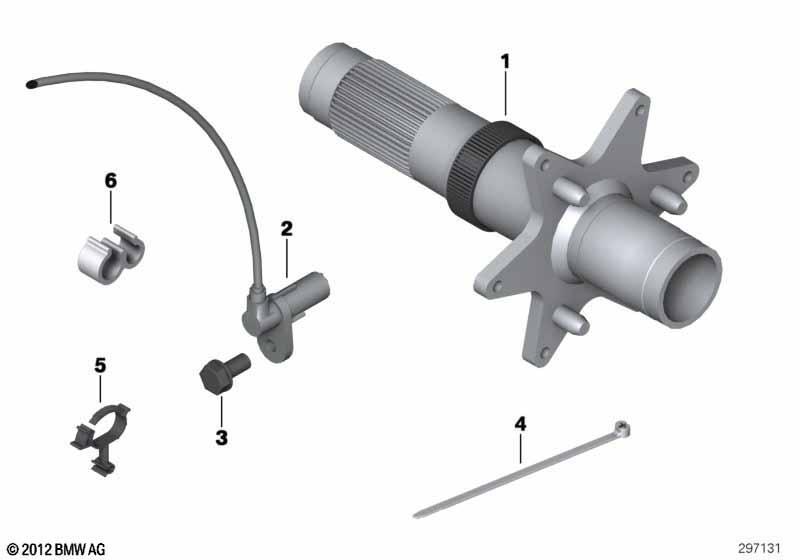 Hinterradbremse Sensor/Ring